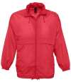 32000 Unisex Surf Windbreaker Jacket Red colour image
